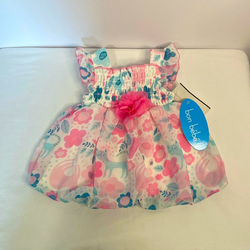 bon bébé Sheer Floral Dress | NWT | Size: 0-3 Months